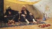 Stephen Wilson Van Schaick Turkish Idlers. oil painting reproduction